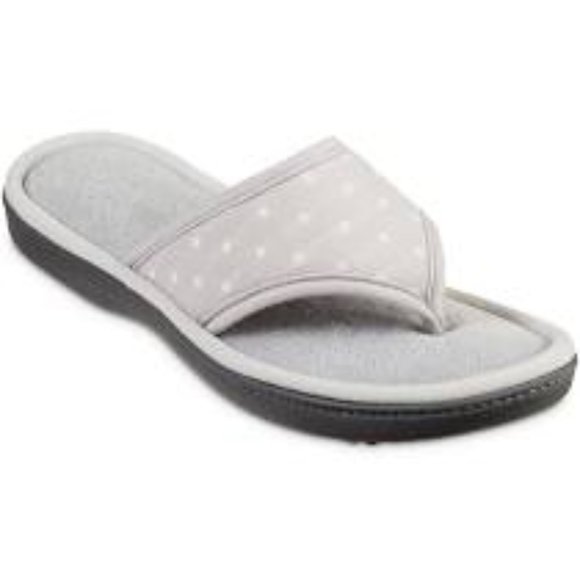 Women's isotoner Ada Jersey Polka-Dot Slippers